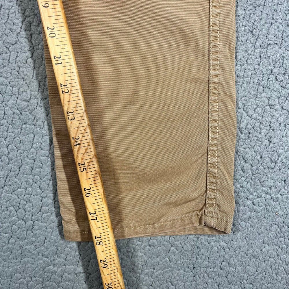 Apolis Global Citizen Pants Men 31 Straight Leg Cotton Canvas Tan Made in USA - Picture 12 of 14
